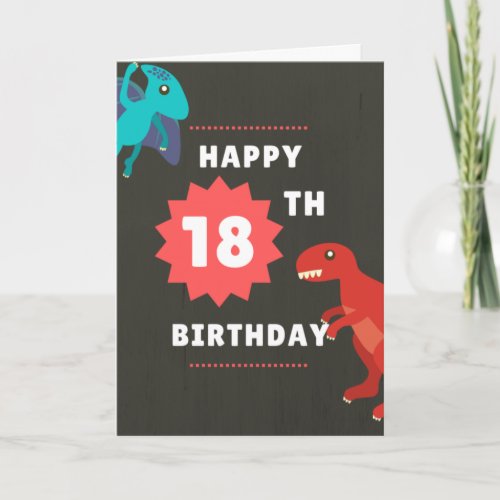 Funny 18th Birthday Card _ Immature