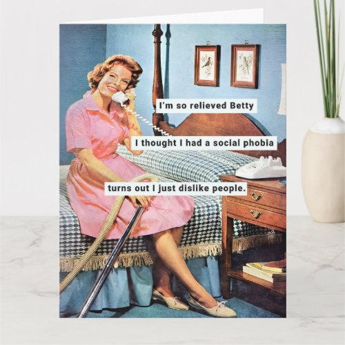Funny 1950s Housewife Card