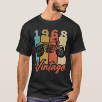 Funny 1968 Birth Year Vintage Retro Motorcycle Bir