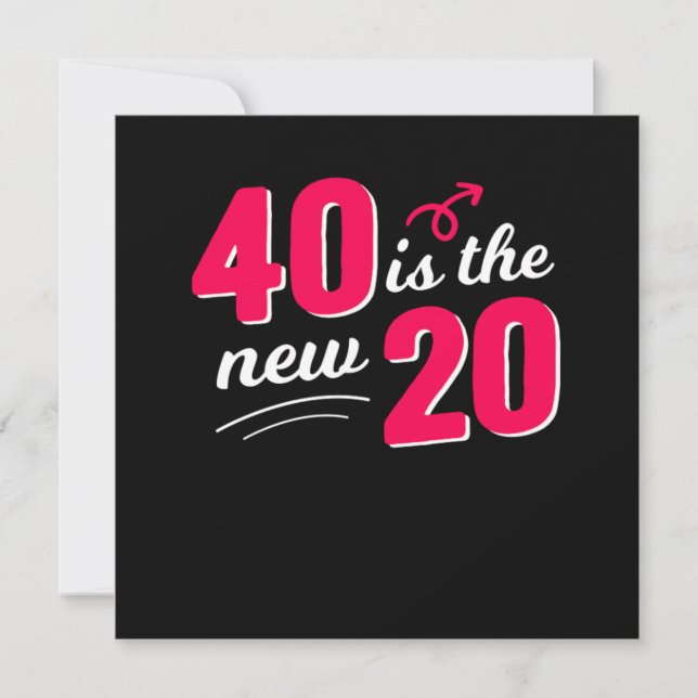 Funny 1980s Baby 40th Birthday Celebration 40 Is T Invitation (Front)