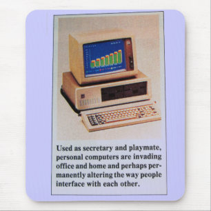 Funny 1981 Personal Computer Blurb Mouse Pad