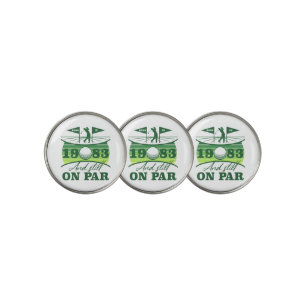 Funny 1983 Golfer 40th Birthday Golf Ball Marker