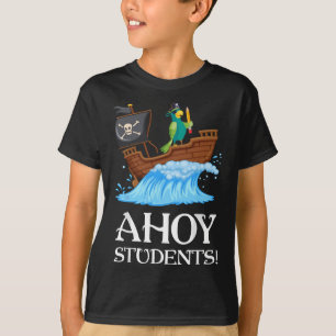 Funny 1st 2nd 3rd 4th 5th 6th Grade Pirate Teacher T-Shirt