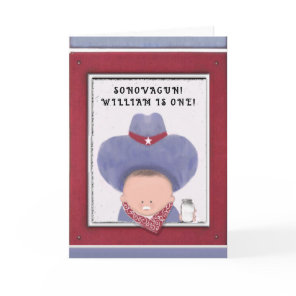 Funny 1st Birthday Card