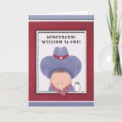 Funny 1st Birthday Card