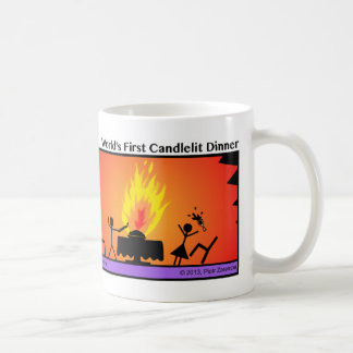 Funny 1st Candlelit Dinner Stickman Mug - 089
