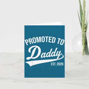 Funny 1st Time Dad Est 2026 New Dad New First Fath Card
