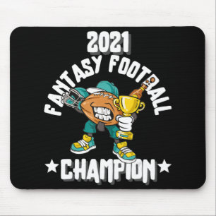 FUNNY 2021 FANTASY FOOTBALL CHAMPION FANTASY LEAGU MOUSE PAD