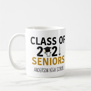 Funny 2021 Graduation Pandemic Humor Senior Class Coffee Mug