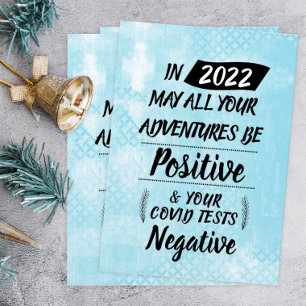 Funny 2022 New Year Covid Holiday Card