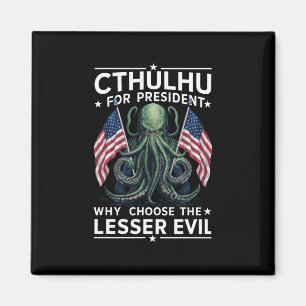 Funny 2024 Elections Cthulhu For President  Magnet