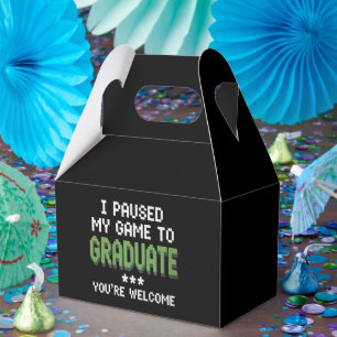 Funny 2025 Gamer Graduate Graduation Favor Boxes