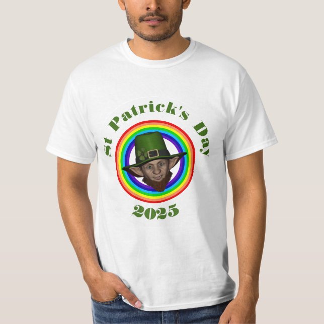 Funny 2025 St Patricks Day T-Shirt (Front)