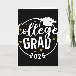 Funny 2026 College Graduate Graduation Grad Studen Card
