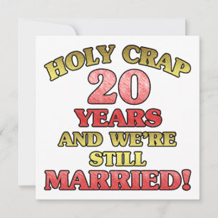 Funny 20th Anniversary Card