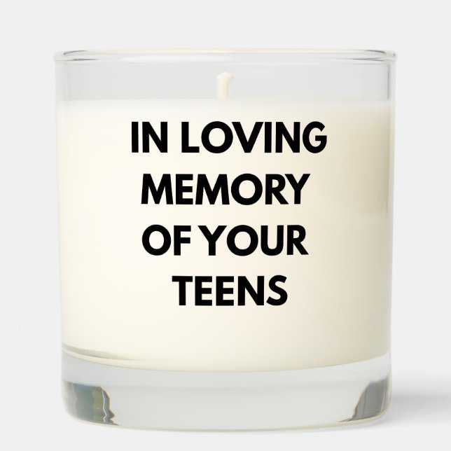 Funny 20th Birthday Candle Turning 20 Gift (Front)