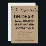 Funny 20th Birthday Invitation<br><div class="desc">Funny 20th Birthday Invitation</div>