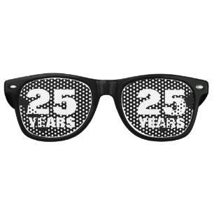 Funny 25th Wedding Anniversary party shades