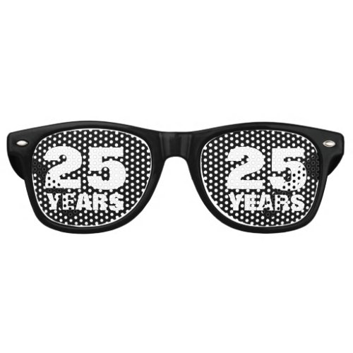 Funny 25th Wedding Anniversary party shades