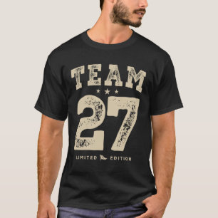Funny 27th Birthday Age 27 Years Old T-Shirt
