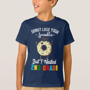 Funny 2nd Grade Graduation Donut Graduate T-Shirt