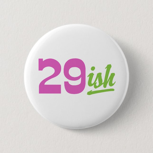 Funny 30th Birthday Button (Front)