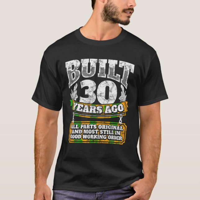 Funny 30th Birthday Shirt B Day Gift Saying Age 30 (Front)