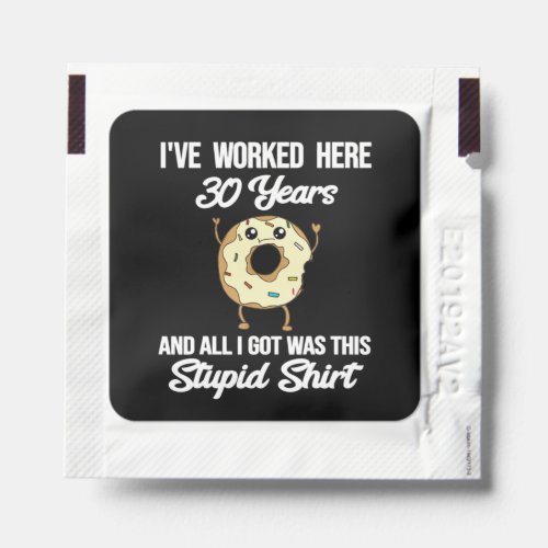 Funny 30th Work Anniversary 30 Year Appreciation G Hand Sanitizer Packet