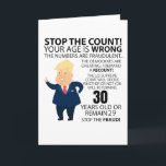 Funny 30th Year Birthday Present Happy Birth year Card<br><div class="desc">Apparel best for men,  women,  ladies,  adults,  boys,  girls,  couples,  mom,  dad,  aunt,  uncle,  him & her,  Birthdays,  Anniversaries,  School,  Graduations,  Holidays,  Christmas</div>