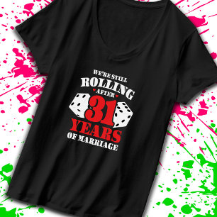 Funny 31st Anniversary Couples Married 31 Years T-Shirt