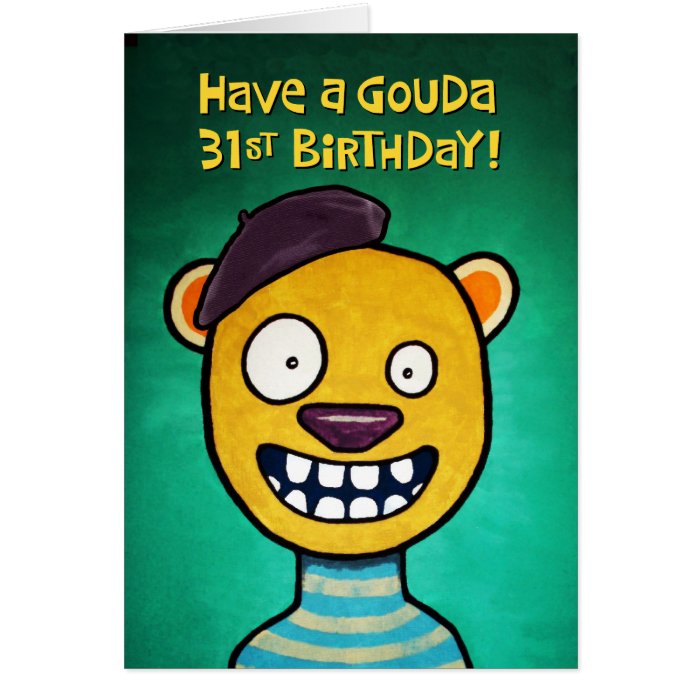 Funny 31st Birthday Card for Her