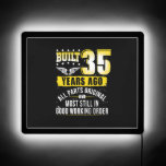 Funny 35th Birthday B-Day Gift Saying Age 35 Year  LED Sign<br><div class="desc">Funny 35th Birthday B-Day Gift Saying Age 35 Year</div>