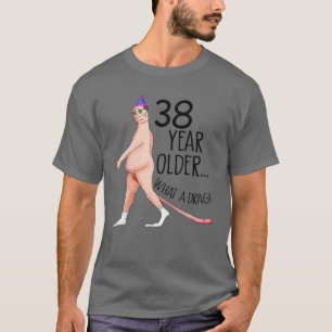 Funny 38 Years Old 38Th Birthday Party Born In 198 T-Shirt