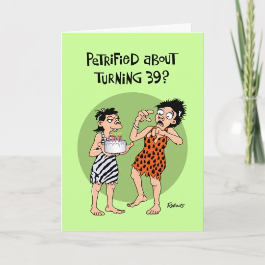 39th Birthday Card - Card Design Template