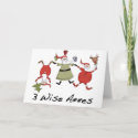 Funny 3 Wise Men Christmas Cards card