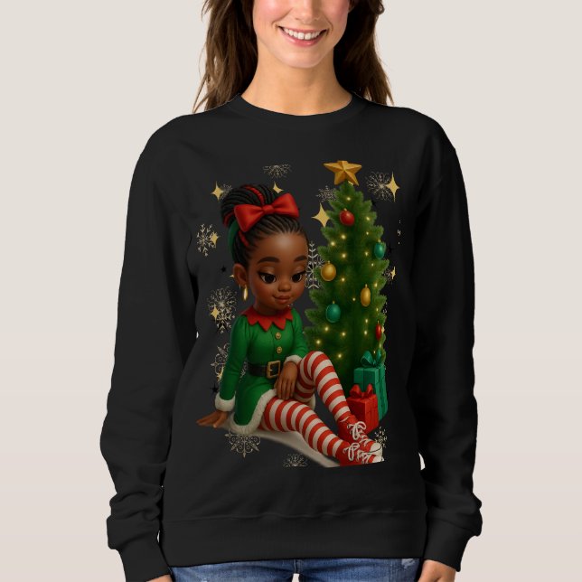 Funny 3D Cartoon Ugly Christmas Sweatshirt (Front)