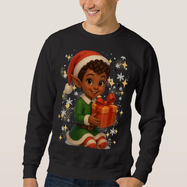Funny 3D Cartoon Ugly Christmas Sweatshirt  (Front)