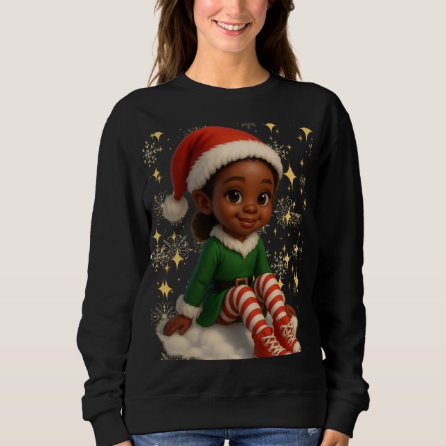 Funny 3D Cartoon Ugly Christmas Sweatshirt  (Front)
