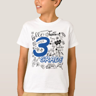 Funny 3rd Grade Back to School Kids and Teacher T-Shirt