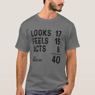 Funny 40 Years Old 40Th Birthday Born In 1982 T-Shirt