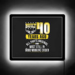 Funny 40th Birthday B-Day Gift Saying Age 40 Year  LED Sign<br><div class="desc">Funny 40th Birthday B-Day Gift Saying Age 40 Year</div>