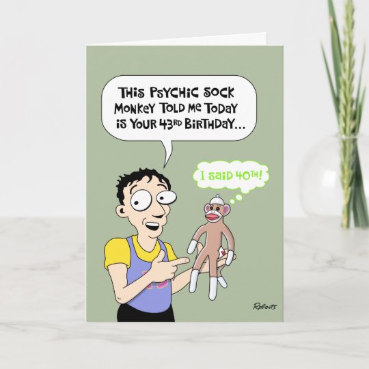 Funny 40th Birthday Card 2393