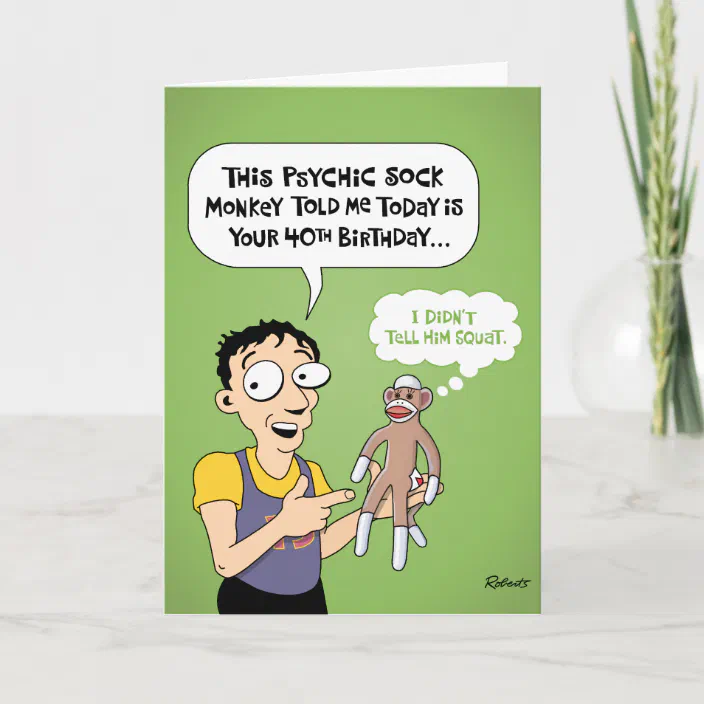 Funny 40th Birthday Card Zazzle Com
