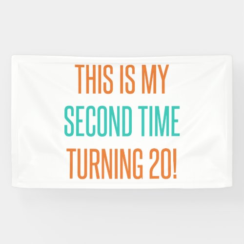 Funny 40th Birthday For Women Banner