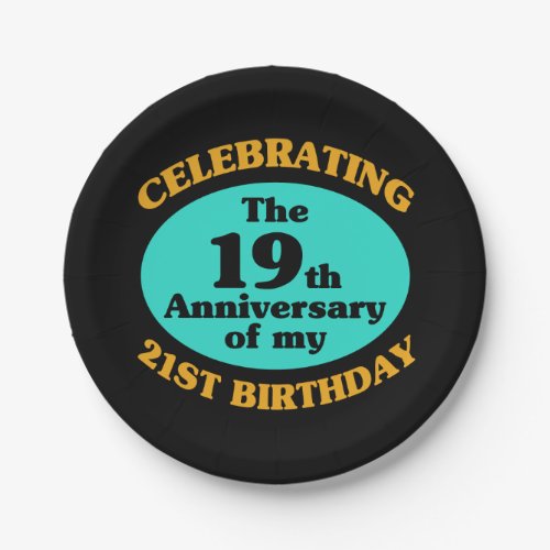 Funny 40th Birthday Gag Gift Paper Plates