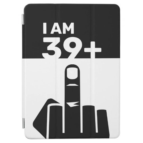 Funny 40th Birthday Gift 39 Plus one Checker iPad Air Cover