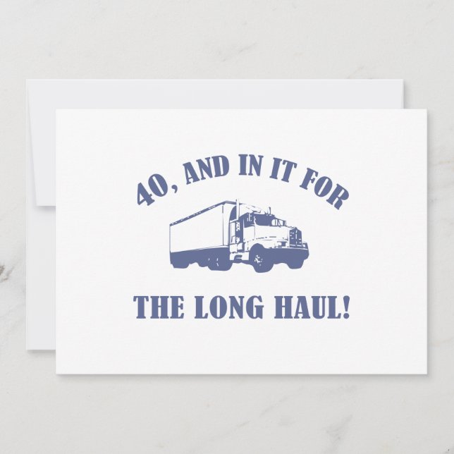 Funny 40th Birthday Gift Card (Front)