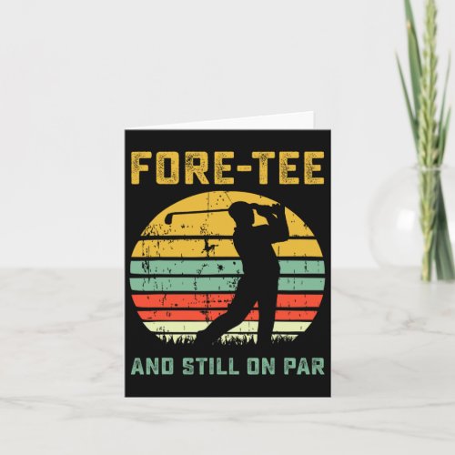 Funny 40th Birthday Golf Pun Golfing 40 Year Old G