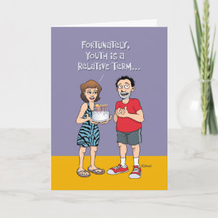 Funny 40th Birthday Greeting for Him Card