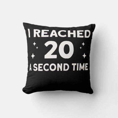 Funny 40th Birthday Outfit Birthday 40 Years old  Throw Pillow